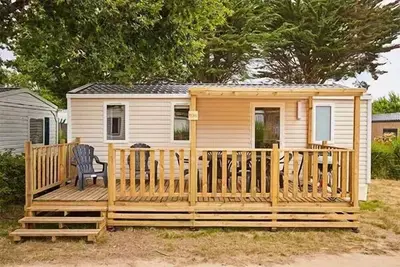 Image de Mobil-home | Comfort | 3 Ch. | 6 pers. | Terrasse surélevée | A/C | Tv