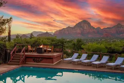 Image de Pool, Hot tub, Spacious 4-bedroom house in amazing Sedona with WiFi, Ac