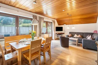 Image de Appartement 'Ferienwohnung Tannengrün' avec terrasse partagée, jardin partagé et Wi-Fi