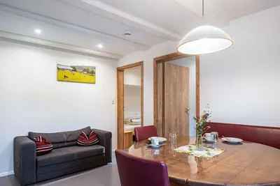 Image de Appartement 'Ferienwohnung Weideblick' avec vue sur la montagne, terrasse partagée et Wi-Fi