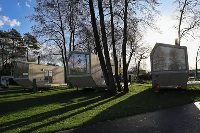 Image de Sustainable Tiny House Pioneer by the natural bathing lake in Friesland