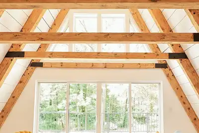 Image de Spacious A-Frame w/ Game Room, Fire Pit & Modern Comforts in Hudson Valley