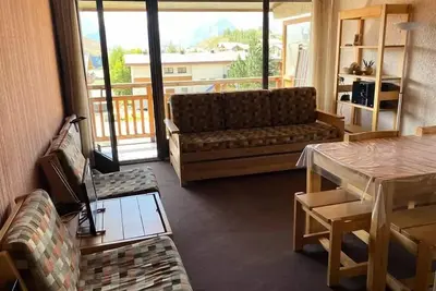 Image de Studio + Hall Habitable Alpe D'Huez Zentralstoffe