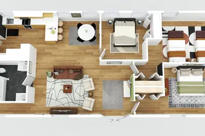 Image de Newly renovated home with an eclectic design