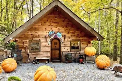 Image de Magical Caretaker’s Cabin with Loft, Firepit, Petting Zoo & Wizarding Charm