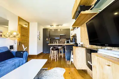 Image de Appartement avec vue sur montagne Ă Saint-Gervais
