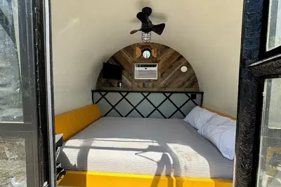 Image de Our Tubes offer a camping experience for those that love the outdoors but also love a bed.