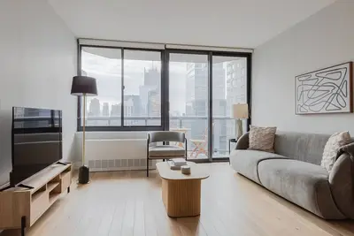 Image de Blueground | Midtown West 2bd apartment