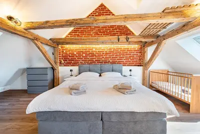 Image de Maison de vacances 'Feriehaus1856de Mit Sauna' avec jardin partagé et Wi-Fi