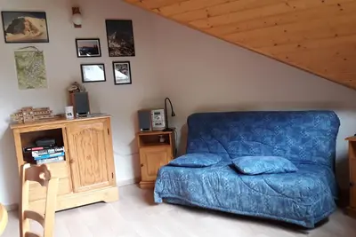 Image de Au pied du  domaine skiable des Contamines-Monjoie. Appartement 4/5 places.