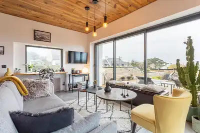 Maison de vacances 'Villa Trevi, 200m Plage, Vue Mer' avec vue sur la mer, terrasse privée et Wi-Fi