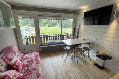 Image de Studio 2/4 pers. avec balcon, proche pistes, WiFi