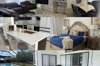 Image de Pool house 4 bedroom 2 bath, Playground, ping pong table, foosball table & more.