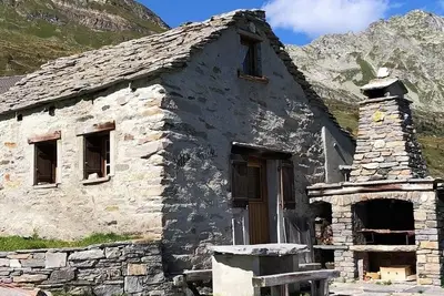 Image de Maison de vacances Bosco Gurin pour 1 - 4 personnes avec 1 chambre à coucher - Hutte