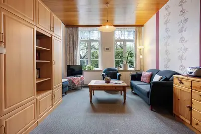 Image de Appartement 'Kleine Ferienwohnung' avec terrasse partagée, jardin partagé et Wi-Fi