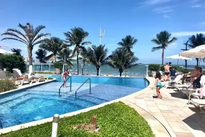 Image de Beautiful apartment in a unique resort on Asturias beach in Guarujá