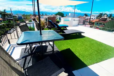 Image de Apt with Pool and roof top, palapa and Bbq