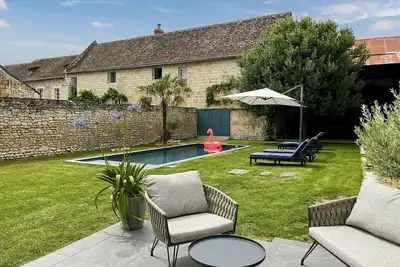 Image de Maison de village sud Touraine avec piscine proche Chinon Azay 10 p