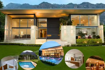 Image de Centrally located family lodging with a beautiful view, an ideal place to rest.