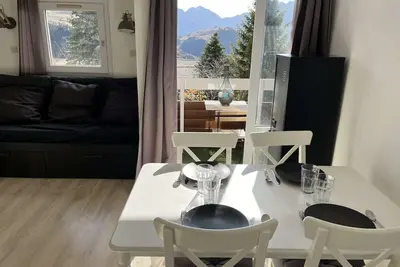 Image de Studio 4 pers à l'Alpe d'Huez avec balcon et animaux acceptés