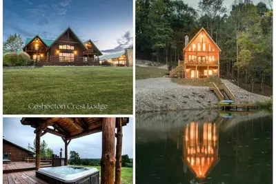 Image de Coshocton Hills - 2 Luxury Log Cabins - Lake