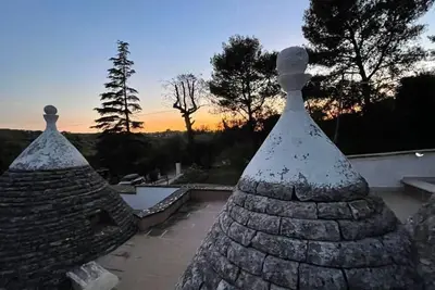 Image de Trulli in the woods of the valley of Itria
