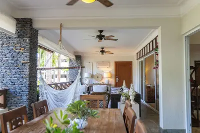 3br Oceanfront Haven in the Heart of Las Terrenas