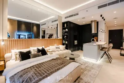 Image de Chic studio apartment with Ac, fitness room in wonderful Sohba Hartland Dubai