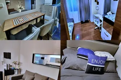 Image de Cozy 1-br condo in Makati, free parking, full kitchen, free toiletries
