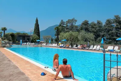 Image de Joli appartement dans une maison de vacances avec climatisation, piscine, Wifi, terrasse, parking