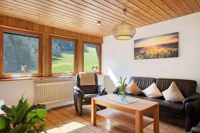 Image de Appartement 'Ferienwohnung Lavendel' avec vue sur la montagne, terrasse partagée et Wi-Fi