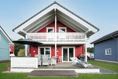 Image de Vacation home Seeliebe 1 with its own sauna in Seepark Süssau