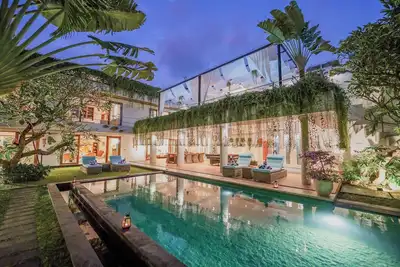 Image de Villa Dv + Billiard, located in picturesque Canggu