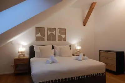 Image de Design loft │ near old town │ parking lot │ 84 m² - vacation home│ central │3 Whg