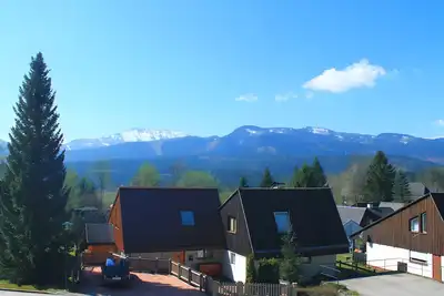Image de Studio 'Sonnenalm - Ferienwohnung' avec vue sur montagne, balcon et Wi-Fi