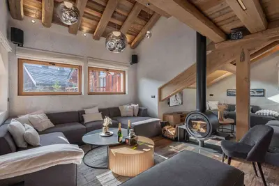 Image de Chalet à Méribel, jacuzzi, sauna, 5 chambres, 14 pers.