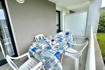 Image de Étel - T2 moderne 42 m², proche plage, balcon sud, parking privé, animaux admis