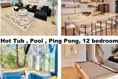 Image de Elegant Modern Scandinavian Compound Hot Tub 12 bedrooms 6 bath Atlanta\n