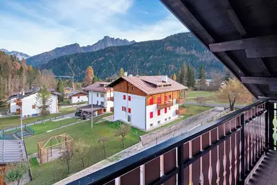 Image de Appartement \"Campido\" avec vue sur les montagnes, jardin partagé et balcon