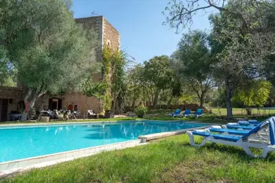 Maison de vacances 'Finca Son Xona' avec vue sur les montagnes, piscine privée et Wi-Fi