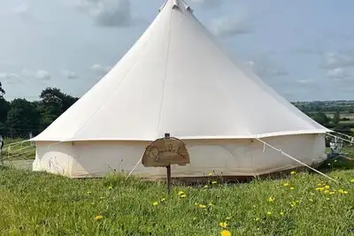 Image de Luxury, cosy bell tent with gorgeous view