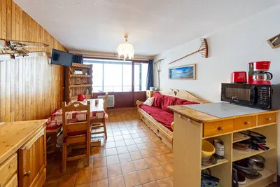 Image de Studio cosy 4 pers avec balcon et Tv à Saint-François-Longchamp