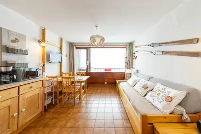 Image de T1 cosy avec balcon - 5 pers, 28m², Saint-François-Longchamp