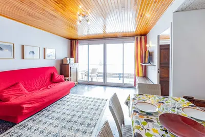 Image de Appartement cosy, 6 pers, balcon sud, pied des pistes et commerces