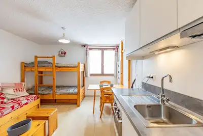 Image de Studio moderne 19m², proche pistes et commerces, 4 pers
