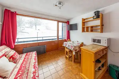 Image de Studio 24m² pour 4 pers, proche pistes et commerces
