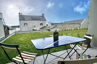 Image de Appartement 3 pièces à Étel avec jardin, wifi et parking privé