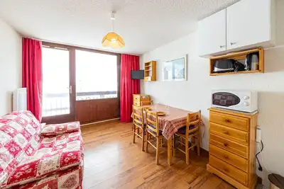 Image de Studio confortable 4 pers, proche pistes, casier Ă skis