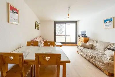 Image de Studio cosy 29m² pour 4 pers, proche pistes, balcon sud