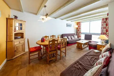 Image de Appartement 57m², 6 pers, ski-in ski-out, proche commerces